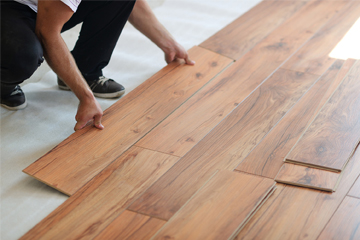 Surface preparation, precise installation, sanding, and finishing for elegant and durable wood flooring.