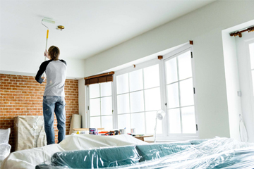 Efficient painting, minimal disruption, detailed finishes, and space-enhancing color choices for apartments .